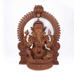 Ganesh Teak wood Prabhavali 30 inchs