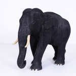 Waga Wood Elephant 14 inch Trunk Down 