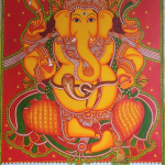 MURAL GANESH 5 FT x 4 FT 